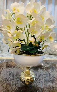گلدان همراه با گل ارکیده