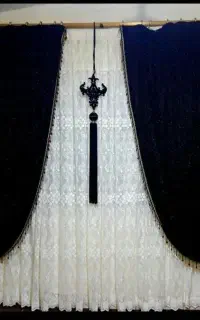 دو عدد پرده کاملا نو و شسته شده