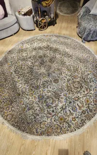 فروش فرش گرد دستباف کاشان