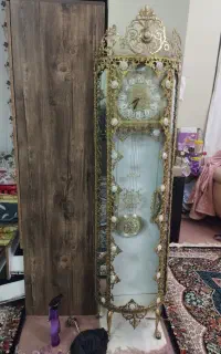 ساعت ایستاده برنجی