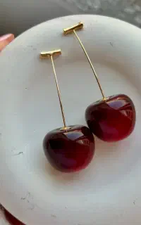 گوشواره تابستونی گیلاسی
