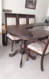 مبلمان استیل ۷نفره  غذا خوری ۸ نفره