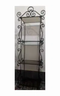 میز تلفن ویترین فرفورژه