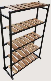 فروش شلف طبقاتی چوب فلز سفارشی با ارسال سریع