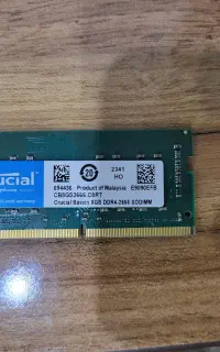 رم crucial ۸ گیگ ddr4 2666