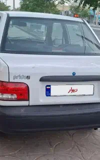 پراید مدل ۸۳ ۳ تیکه رنگ شاسی جزعی دو طرف
