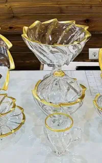 انواع سرویس پذیرایی بلور (فروشگاه آلما چناران)