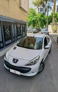 پژو ۲۰۷ مدل ۹۶ کارمندی لاکاغذی