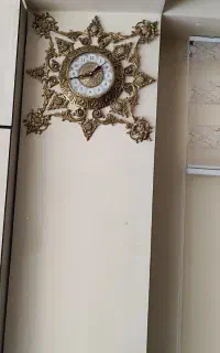 آینه و ساعت برنجی شیک