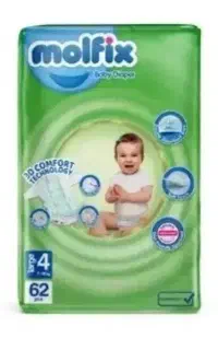 مولفیکس سایز چهار بسته 62عددی