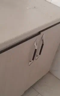 کابینت دو درب با صفحه 5سانت