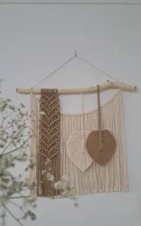 دیوارکوب مکرومه