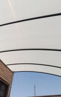 سایبان شیروانی پلی کربنات