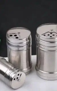 نمکدون 3 تایی یونیک نمک پاش رستوران مسافرت نمک دان
