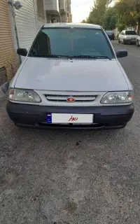 پراید۸۳ سفید،دوگانه دستی، سالم و سرحال