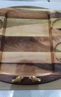 سینی چوب گردو درجه یک یا مزه خوری