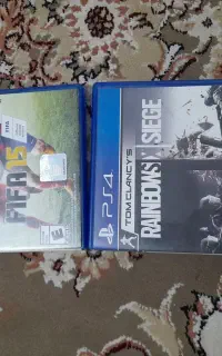 دیسک بازی ps4 fifa 15 وTom Clancys/ مموری ps2