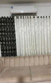 سه لنگه پرده درحد نو بسیار تمیز