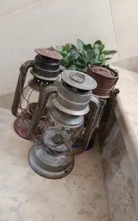 چراغ دستی نفتی - زنگوله قورچه قدیمی فروشی