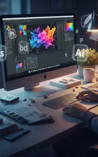فتوشاپکار حرفه ای هستم/ویرایش متن/ کار فوری