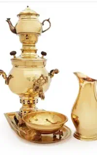 پرداخت و صافکاری انواع سماور و وسایل برنجی