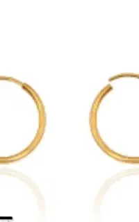 طلا گوشواره حلقه ای کوچک