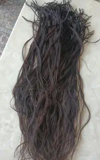 مو کاملا طبیعی ۶۵ سانت واقعی بدون مخوره و رنگ