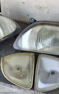 چراغ جلو صبایی پراید و چراغ خطر