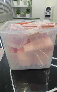ست ظرف مسافرتی ۶نفره لیمون