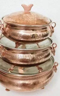 ظروف مسی/سوپ خوری مسی/بدون تغییر رنگ/اقساطی