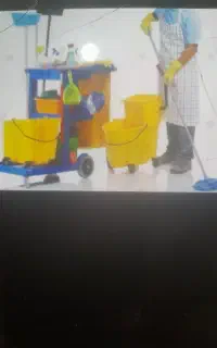 نظافت وشستن راه پله وپارکینگ
