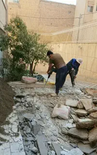تخریب ساختمان کلی و جزئی حذف تیغه های اضافی