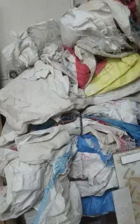 تعداد ۱۸۰ گونی نخاله بری