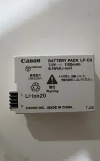 باتری canon مدل LP-E8