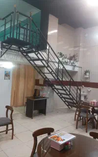 پله آهنی و نرده استیل