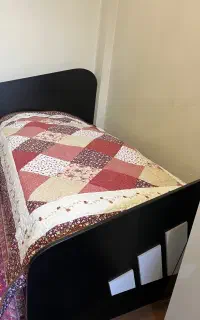 سرویس خواب یکنفره طرح ادیداس درحدنو، سفیدمشکی