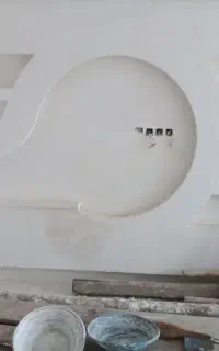 گچکاری و لکه گیری،گچ خاک  ،خردکاری و سیمان کاری.