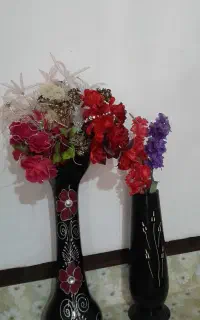 گل و گلدان تزئینی سالم سالم