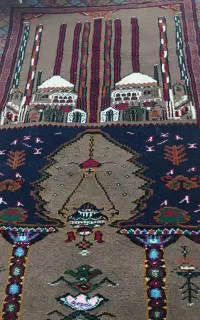 جا نمازی( نمازلیق) دست بافت ترکمنی