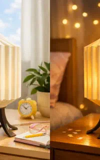 آباژور استوانه ای موجی زیبا