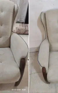 مبل شویی در منزل با دستگاه سه موتوره ۲ ساعت خشک