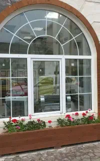 درب و پنجره دوجداره upvc و توری کریمی