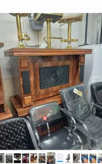 میز مدیریتی وکیوم سایز ۱۴۰ مدل خورشیدی