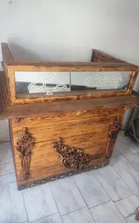 گاری چایی تمام نراط چهار چوب اهن