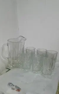پارچ و لیوان ایتالیایی طرح آنتیک