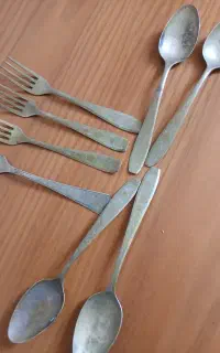 قاشق وچنگال عتیقه