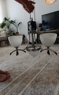 لوستر۴شعله،لوستر اتاق خواب یا آشپزخانه 4شاخه