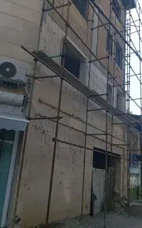 نصب داربست فلزی در ساختمان
