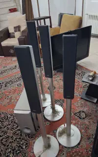 تلویزیون ال جی سوخته و لوازم جانبی