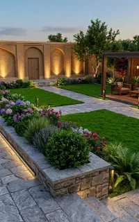ساخت ویلا  وبازسازی بنا ها ،محوطه سازی استخر